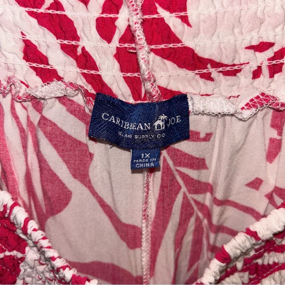 Caribbean Joe Pink and White Patterned Pants